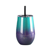 Simple Modern simplemodern 保温保冷吸管水杯 蓝紫渐变-带珠光 350ml