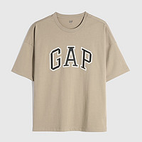 Gap 盖璞 重磅密织系列 000688537 男士短袖T恤