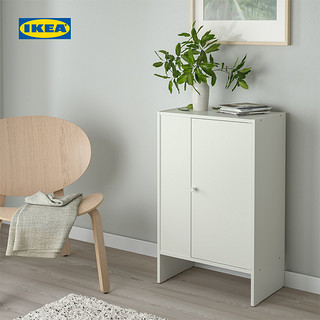 IKEA宜家BAGGEBO巴格布柜框和柜门80CM摩登白色 带门单柜50x30x80厘米白色
