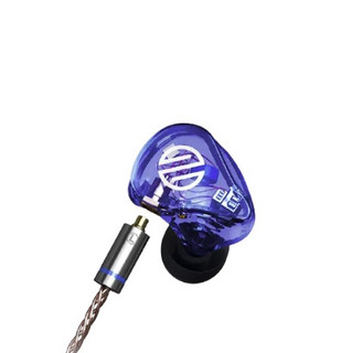 BGVP DH3 入耳式挂耳式圈铁有线耳机 蓝灰色 3.5mm