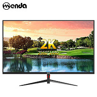 PLUS会员：MENDA 盟达 MK27QA2  27英寸电脑显示器（2560x1440、78Hz）