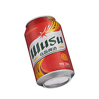 WUSU 乌苏啤酒 大红乌苏 啤酒330mL 6罐