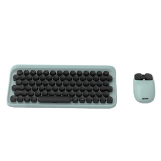 LOFREE 洛斐 EH112S 无线机械键盘 青轴+EP115 无线鼠标 键鼠套装 蓝色
