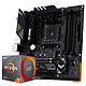 AMD 华硕B450B550TUF GAMING B550M-PLUS重炮手 R5 5600X（散片）套装