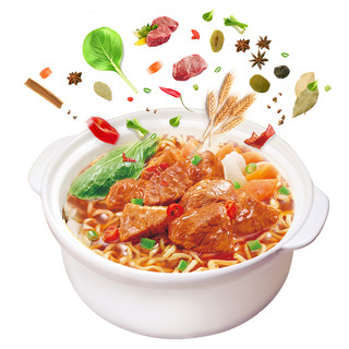 BAIXIANG 白象 四川红烧牛肉味面 75g*24袋