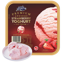 MUCHMOORE 玛琪摩尔 进口冰淇淋桶装雪糕 草莓味2000ml