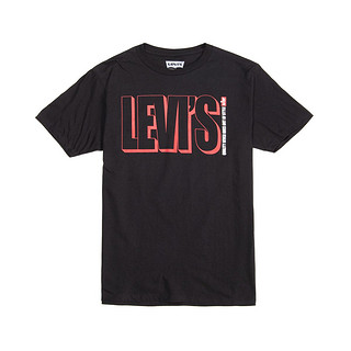 Levi's经典时尚男式T恤 S 黑色