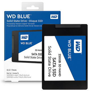 Western Digital 西部数据 蓝盘 SATA 固态硬盘 250GB (SATA3.0) WDS250G2B0A