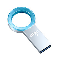 aigo 爱国者 金属情侣系列 U520 USB 3.1 U盘 蓝色 128GB USB