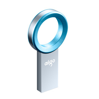 aigo 爱国者 金属情侣系列 U520 USB 3.1 U盘 蓝色 128GB USB