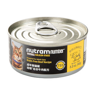 nutram 纽顿 T55无谷牛肉成猫猫粮 主食罐 90g