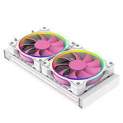 ID-COOLING PINKFLOW 240 粉色 一体式水冷散热器 猛男粉