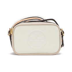 TORY BURCH 汤丽柏琦 PERRY系列 	80436-100 女士迷你牛皮相机斜挎单肩包