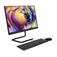 Lenovo 联想 AIO 520C 锐龙版 R5 4000系列 23.8 英寸 商用一体机 黑色(锐龙R5-4600U、核芯显卡、8GB、256GB SSD、1920*1080)
