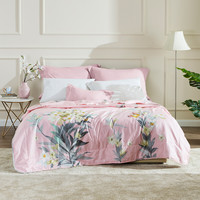  罗莱生活 LUOLAI 家纺 WA5161 全棉抑菌夏被 雅致粉 200*230cm