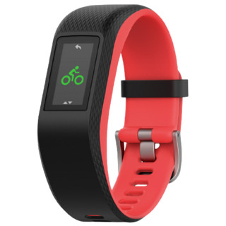 GARMIN 佳明 vivosport系列 智能手环 珊瑚红 硅胶表带 红色（心率、防水、GPS）