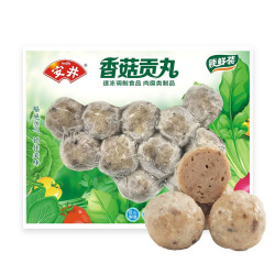 anjoy安井锁鲜装香菇贡丸150g国产火锅烧烤早餐食材丸子烧汤麻辣烫