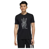 adidas NEO M FAV T ARTIST4 男子运动T恤 DW8188 黑色 M