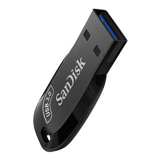 SanDisk 闪迪 至尊高速酷邃系列 SDCZ410-032G-Z35 USB 3.0 U盘 黑色 32GB USB +挂绳+Type-C转接头