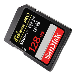 SanDisk 闪迪 至尊超极速系列 SDSDXDK-128G-ZN4IN SD存储卡 128GB（UHS-II、V90、U3）