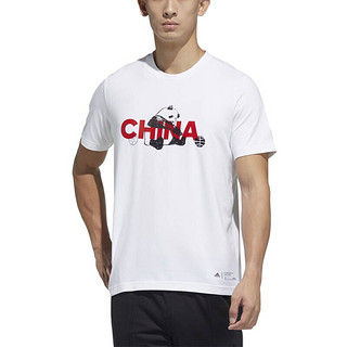 adidas 阿迪达斯 CHINA TEE M 2 男子运动T恤 GP1848 白色 L