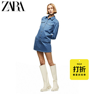 ZARA 05252080400 女装牛仔连衣裙