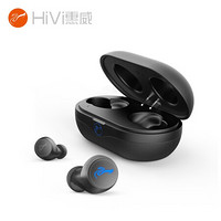 惠威HiVi AW-73真无线蓝牙耳机 迷你隐形运动入耳式耳机 苹果华为小米安卓手机通用耳麦 黑色