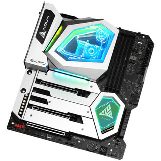 ASRock 华擎 Z490 AQUA主板 支持 CPU 10900K/10700K Intel Z490/LGA 1200）