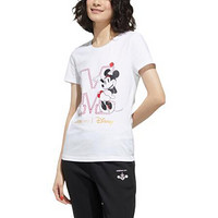 adidas NEO M DSNY CNY TEE Disney米老鼠联名款 女子运动T恤 GE7779 白色 XXL