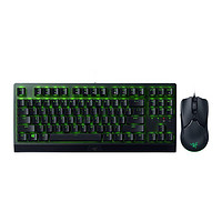 RAZER 雷蛇 黑寡妇蜘蛛X 竞技版 机械键盘 Rzaer绿轴+毒蝰迷你版 有线鼠标 键鼠套装 黑色