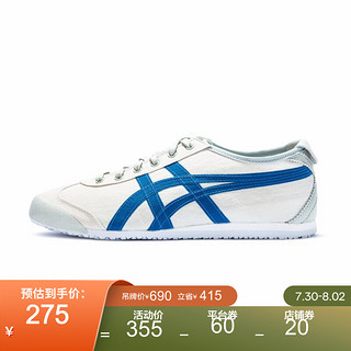 Onitsuka Tiger 鬼塚虎 运动鞋休闲鞋经典MEXICO66 1183A348-100 浅灰色 37