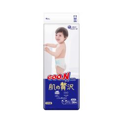 GOO.N 大王 奢华肌 婴儿纸尿裤 XL 36片*4包