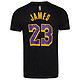 补贴购、限新用户：NIKE 耐克 NBA湖人队 詹姆斯23号 男士T恤
