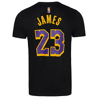 补贴购、限新用户：NIKE 耐克 NBA湖人队 詹姆斯23号 男士T恤