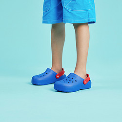 ANTA 安踏 儿童沙滩凉鞋男童中大童夏季透气包头护脚休闲洞洞鞋