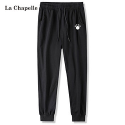 La Chapelle 拉夏贝尔 男士运动裤秋季长裤子男韩版潮流宽松百搭学生束脚休闲裤