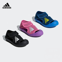 adidas 阿迪达斯 童鞋夏季新款男童女童包头凉鞋儿童软底中大童沙滩鞋