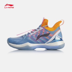 LI-NING 李宁 羽毛球鞋女鞋战戟Ⅱ减震回弹专业羽毛球鞋鞋子低帮运动鞋