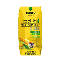 BAIENSHI 佰恩氏 NFC 鲜榨玉米汁  200ML*12瓶