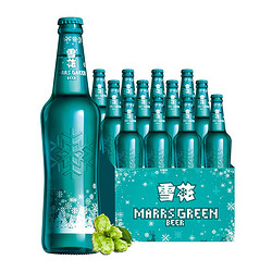 SNOWBEER 雪花 马尔斯绿 455ml*12瓶