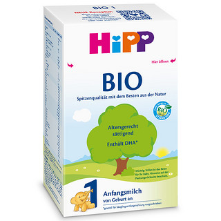 HiPP 喜宝 德国喜宝 婴儿配方奶粉 有机 1段 （0-6个月） 600g/盒