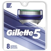 Prime会员、美护大赏：Gillette 吉列 锋隐5 剃须刀头 8支装