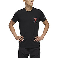 adidas 阿迪达斯 ISC CHINESE TEE 男子运动T恤 FP7575 黑色 S