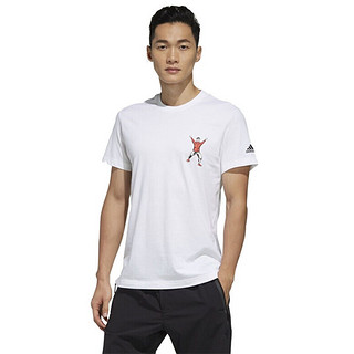 adidas 阿迪达斯 ISC CHINESE TEE 男子运动T恤 FP7573 白色 XXL