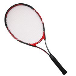 DHS 红双喜 网球拍初学者成人学生单支装送初学网球训练器 2701红黑色送初学者大礼包