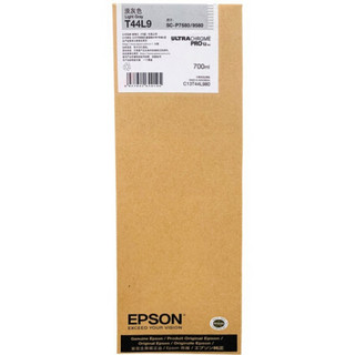 爱普生（EPSON）C13T44L980 T44L9 淡灰色墨盒 Light Gray 700ml 适用Epson SC-P7580/9580