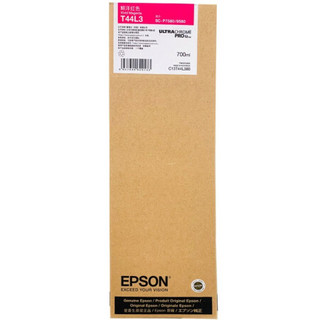 爱普生（EPSON）C13T44L380 T44L3 鲜洋红墨盒 Vivid Magenta 700ml 适用Epson SC-P7580/9580