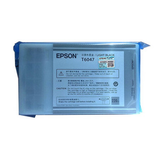 爱普生（EPSON）C13T604780 T6047淡黑色墨盒 220ml 适用于( Stylus Pro 7880/9880机型)