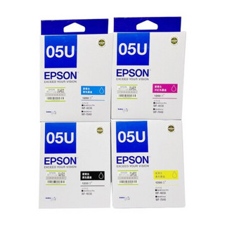 爱普生（EPSON）T05U1-T05U4 四色墨盒套装 黑/青/红/黄(适用WF-4838机型)约4800页