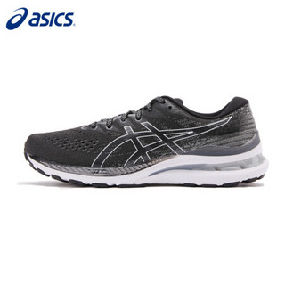 亚瑟士（ASICS）跑步鞋男GEL-KAYANO 28宽楦工程网布透气稳定支撑运动鞋 1011B188 黑色/白色 40.5